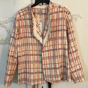 🎃🎃Chicos Fusion Tweed jacket blazer. SZ 3. (16-18). NWT